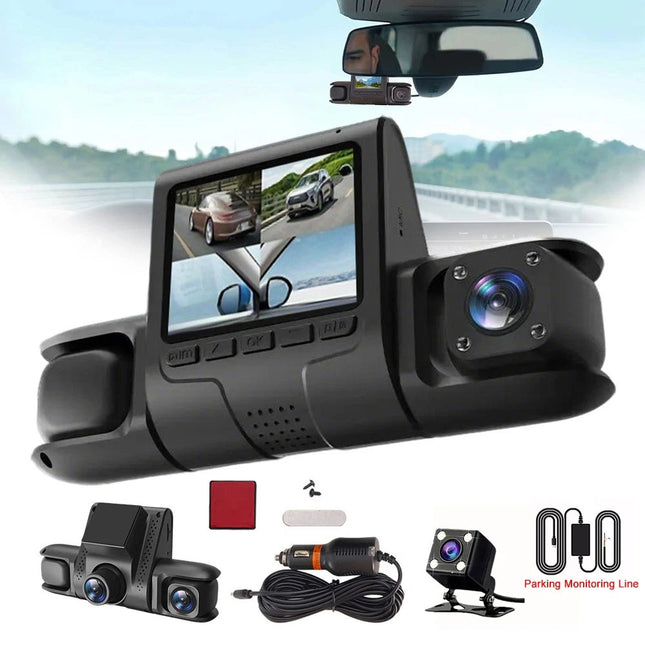4K Dash Cam 4Channel Front and Rear Car DVR DashCamera Video Recorder1080P