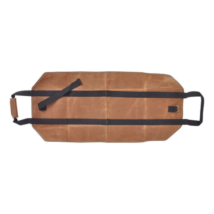 39" Log Carrier Tote Firewood Holder Canvas Large Carry Bag Holder Carrying Wood