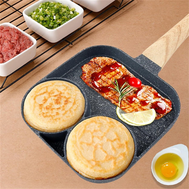 Egg Fried Pan Pancake Burger Frying Non-Stick Breakfast Grill Maker Cookware
