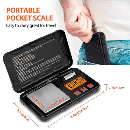 Electronic Pocket Scales 50g/0.001g Mini Digital Gold Jewellery Powder Weighing