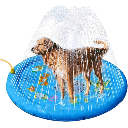 170CM Kids Sprinkler Water Mat Splash Play Pad Inflatable Spray Pool Toy