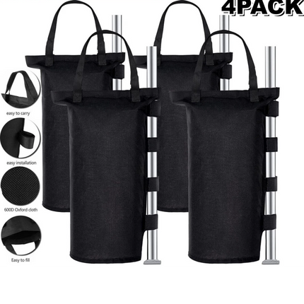 4PCS Foot Leg Pole Sandbag Gazebo Large Weights Marquee Market Stall Sand Bags