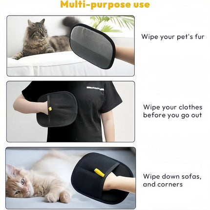 5Pcs Pet Grooming Gloves Static Dedusting Brush Pet Hair Remover Brush Removing