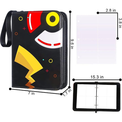 400 Card Spots For Pokemon Cards Binder Album Book Game Card Collectors Holder