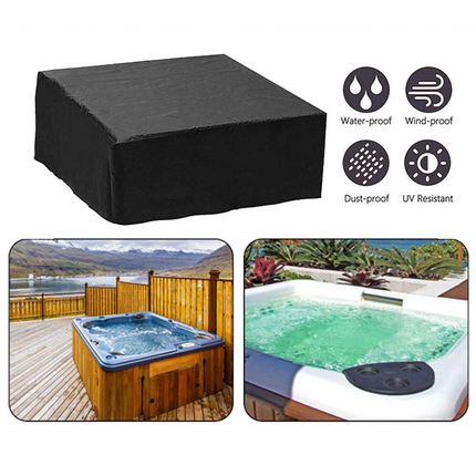 Hot Tub Cover Anti-Dust Spa Jacuzzi Hotspring Waterproof Cap UV Proof Guard