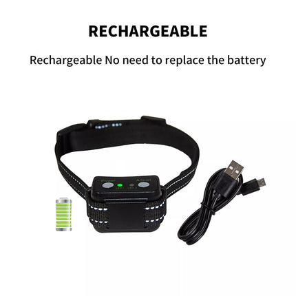 Dog Citronella Anti Bark Spray Rechargeable Collar Training Stop Barking Humane