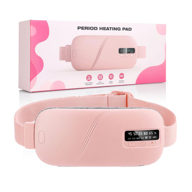 Electric Heating Menstrual Pad Waist Belt Massager For Period Pain Relief Cramps