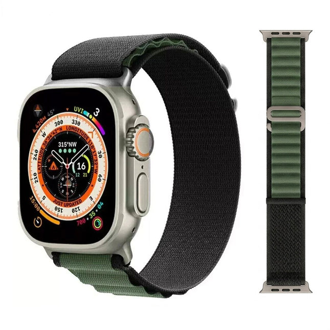 For Apple Watch iWatch Band Strap 9 8 7 6 SE 46mm 42mm 44mm SE Ultra Nylon Alpine