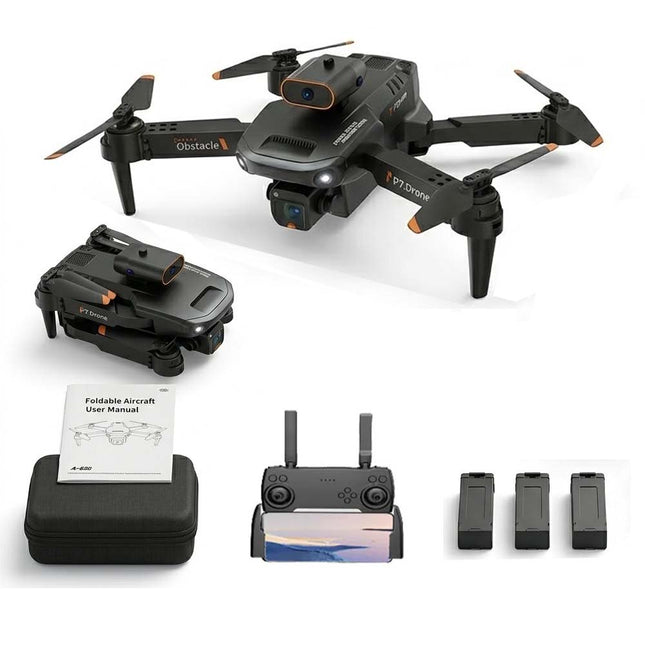 8K Camera Drone with 3 Batteries 5G WiFi FPV Foldable RC Quadcopter Brushless