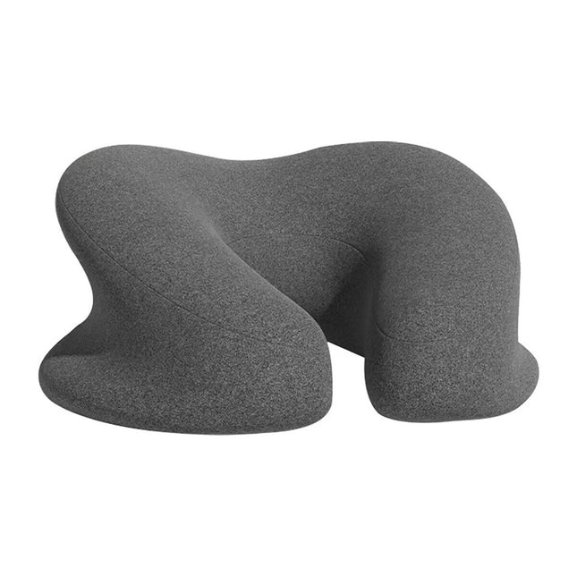 Universal Massage Table Face Cushion Pillow U Shape Head Face Down Rest Pillow Dark-Grey