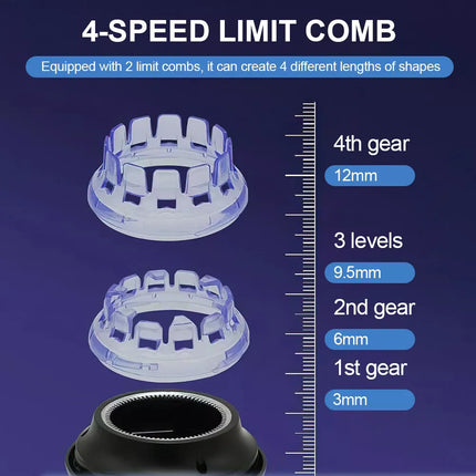 360° Electric Shaver Hair Clippers Automatic Hair Trimmer Hair Clipper Shaver