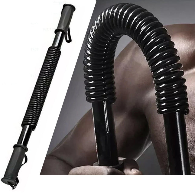 Flexible Arm Power Twister Strength Training Stick Spring Bendy Bar Gym 50KG