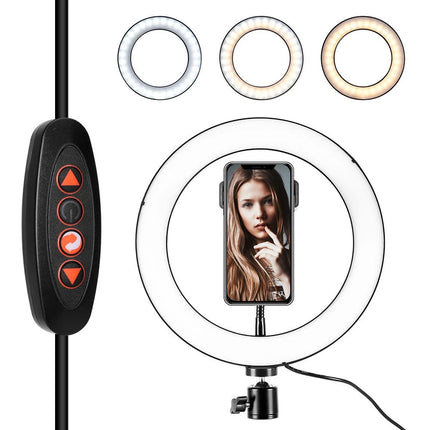 10" LED Ring Light Make Up Video Lamp Selfie Tripod Stand Makeup Live Replaces