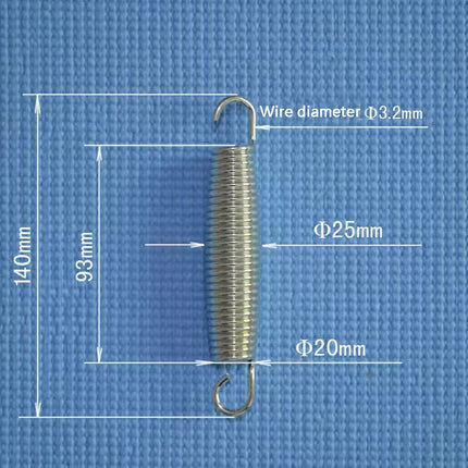14CM 10PCS Trampoline Springs Heavy Duty Replacement Steel Repair Spring Accessories