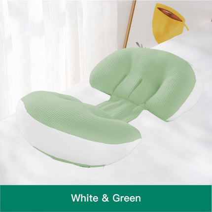Made 2023 Nursing Pillow Support Pregnancy Pillows Feeding Baby Sleeping White & Green