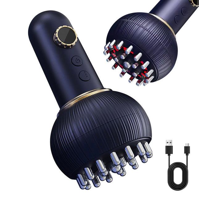 Electric Lymphatic Drainage Machine Meridian Body Massage Brush Microcurrent