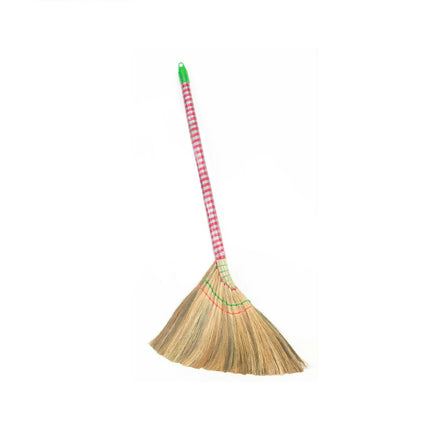 Handmade Straw Broom Natural Outdoor Millet Corn Soft Brooms Household
