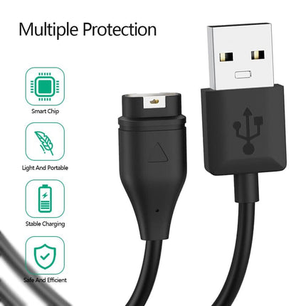 USB Charger Charging Dock Cable For Garmin Vivoactive 4 3 Forerunner Fenix 7 6 5