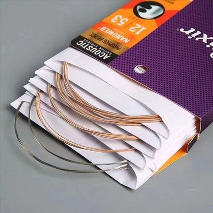 4Pack Acoustic Guitar 6 Strings Set Phosphor Bronze Light 12-53 16052