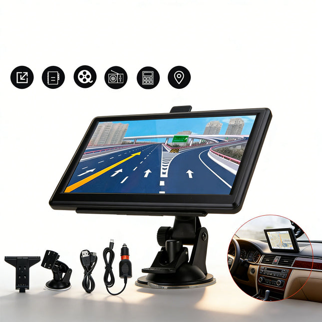 7'' Inch Portable Truck Car Navigation Lifetime Free AU Map Updates Sat Nav