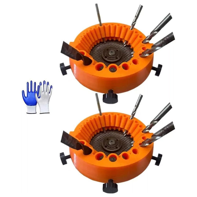 2PCS Drill Bit Sharpener 2 to 13 Mm Drill Bits Grinding Attachment Drill Bit Grinder