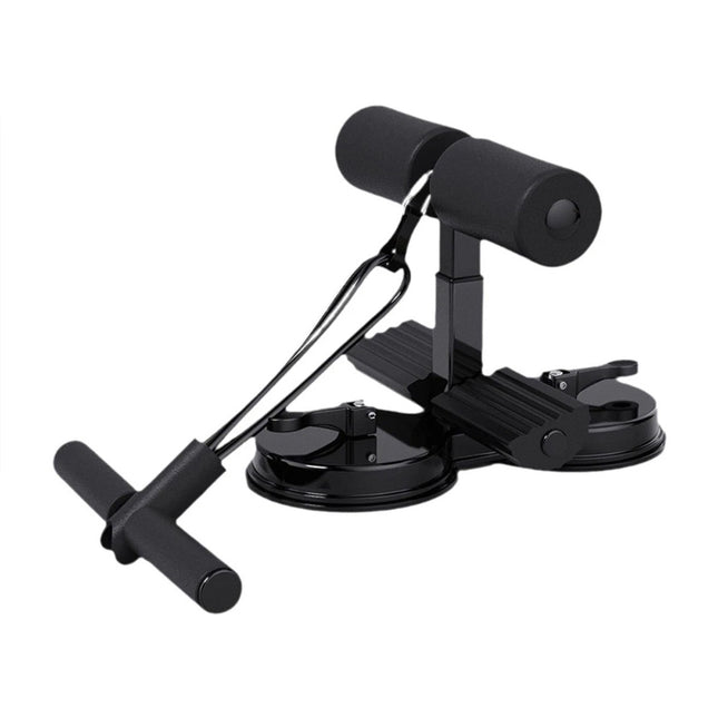 Sit Up Assistant Device Portable Suction Cup Fitness Tool Home Abdominal Trainer Black