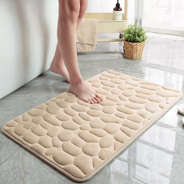 3D Super Absorbent Non-slip Floor Mat Quick Drying Bathroom Rug Balcony Carpet