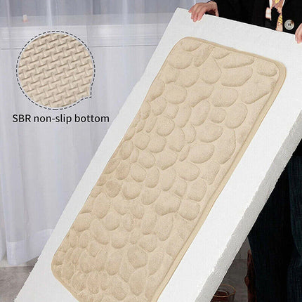 3D Super Absorbent Non-slip Floor Mat Quick Drying Bathroom Rug Balcony Carpet