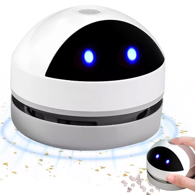 Desktop Vacuum Cleaner Mini Desk Dust Table Sweeper Cleaner for School/Office