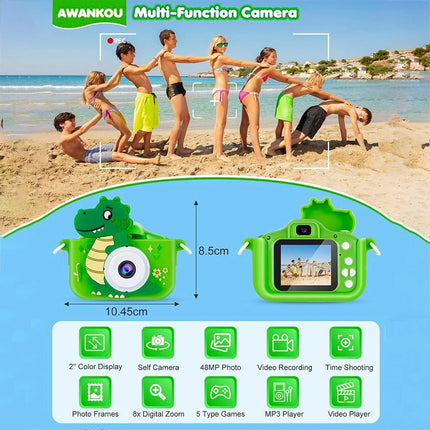 32GB  Camera HD 1080P Dinosaur Toys Camera  For Boys And Girls
