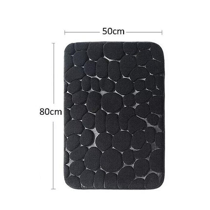 3D Super Absorbent Non-slip Floor Mat Quick Drying Bathroom Rug Balcony Carpet