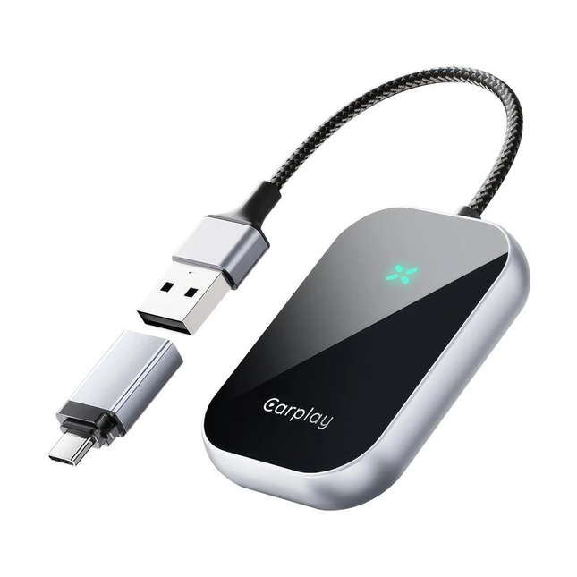 Wireless Carplay Adapter Car Dongle for Apple Android Auto Adapter Connect Box
