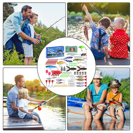 Fishing Christmas Advent Calendar Countdown Fish Tackle Set Fishing Lure Gift