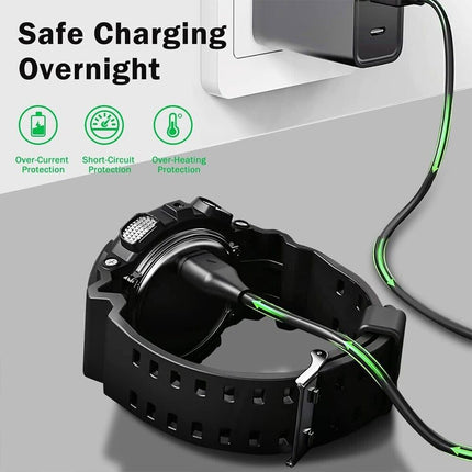 USB Charger Charging Dock Cable For Garmin Vivoactive 4 3 Forerunner Fenix 7 6 5