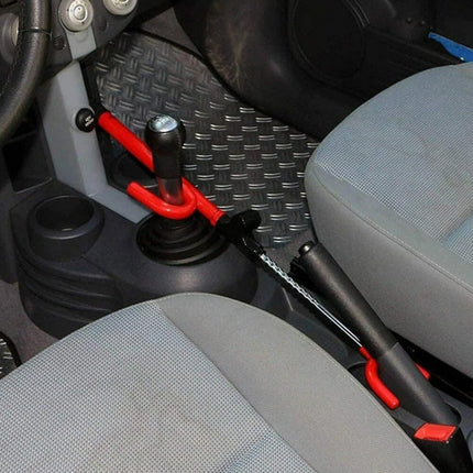 Steering Wheel Lock The Club Twin Hooks Anti Theft Universal Car Van Truck SUV