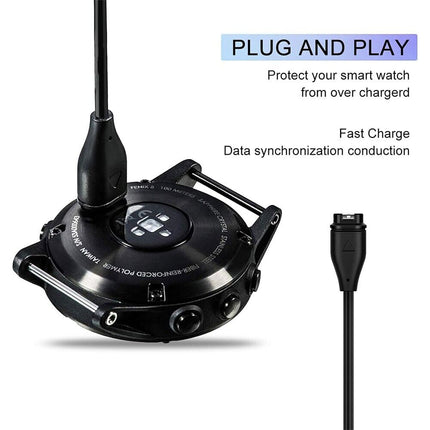 USB Charger Charging Dock Cable For Garmin Vivoactive 4 3 Forerunner Fenix 7 6 5