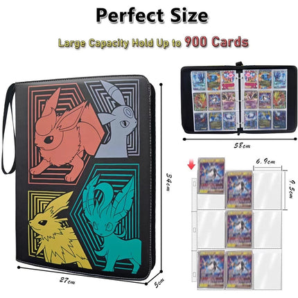Trading Cards Album Folder Pockets Card Binder Holder for Pokemon Card