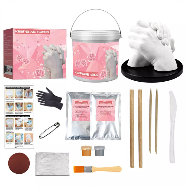 Hand Casting Kit for Couples Adults DIY Keepsake Plaster Statue Cast Kit Gift