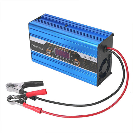 30A 12V Battery Charger Smart Charge for Car Motorcycle Caravan ATV Boat Truck