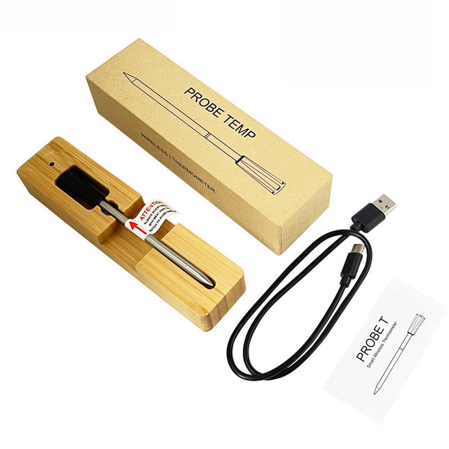 Wireless WiFi Meat Thermometer Bluetooth BBQ Food Thermometer Probe APP Control