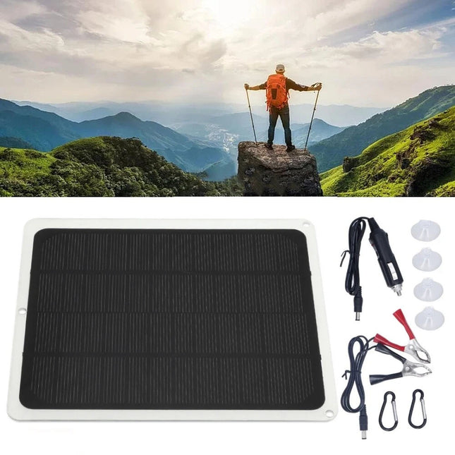 12V 60W Solar Panel Trickle Car Battery Charger Power Portable Waterproof Boat