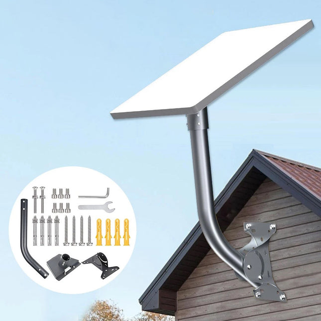 Starlink Gen3 Roof Wall Pole Mounting Kit, Compatible with Standard Satellite Dish