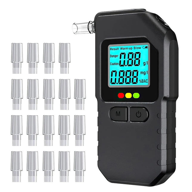 Breathalyzer Alcohol Tester Breath Test LCD Display Analyzer Tester Breathalyzer