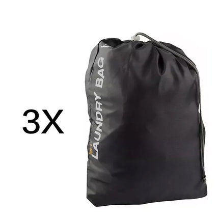 3PK xLarge Laundry Bag Travel Drawstring Bags For Dirty Clothes Washing Machine