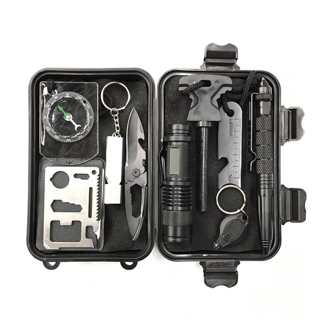 Emergency Survival Equipment Set Outdoor Sports Hiking Tactical Camping Tool Kit