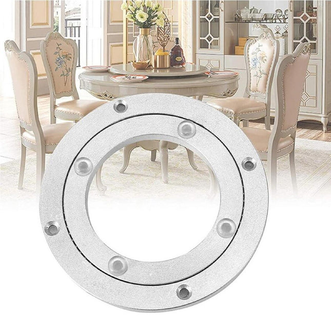 16" Aluminium Rotating Lazy Susan Bearing Turntable Round Swivel Plate