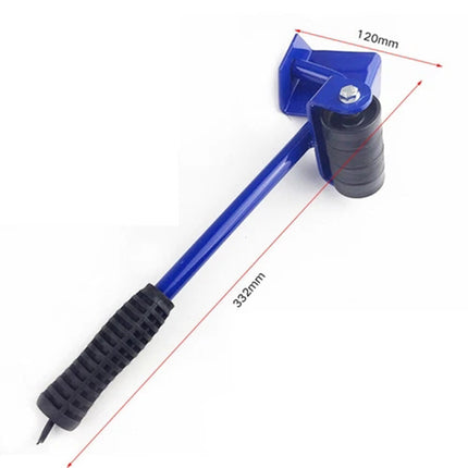 5X Heavy Metal Furniture Lifter Mover 360° Rotation Wheels Moving Kit Slider Pad