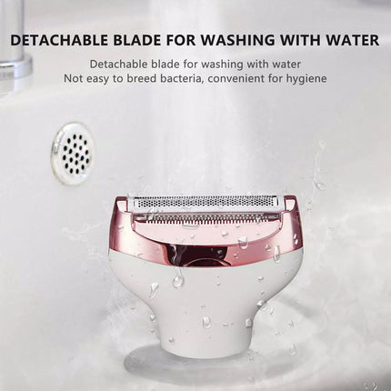 4-in-1 Electric Women Lady Shaver Hair Arm Leg Bikini Face Remover Razor Trimmer