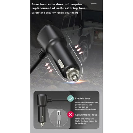 3Way 12-24V Car Cigarette Charger Lighter Socket Splitter Power USB Adapter Port 3Way Car Charger