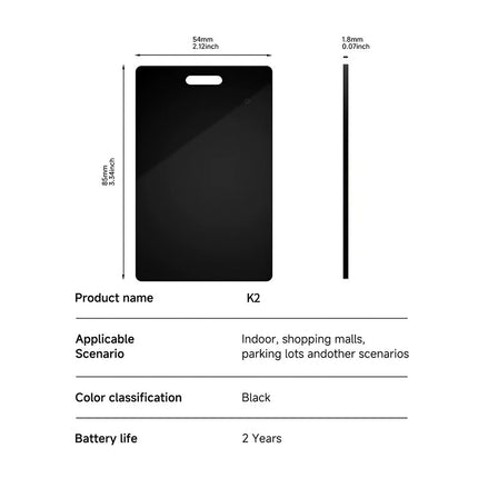 Tracking Card-2025 Upgrade Slimmest Smartcard Wallet Tracker Card Works with iOS